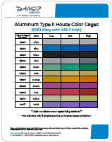 Aluminum Type II Color Samples